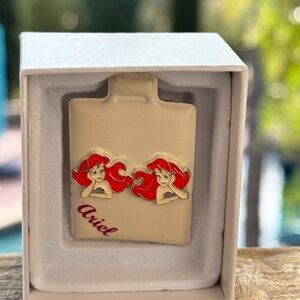 🧜‍♀️✨ Brand New Disney “Ariel” Sterling Silver Kids Earrings
